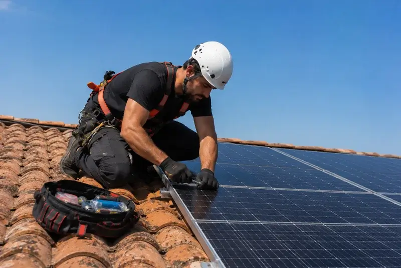 Maintenance et monitoring de panneaux solaires à Beauvoisin