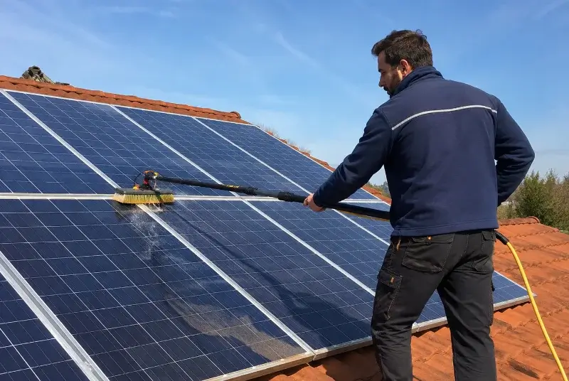 Nettoyage et entretien de panneaux solaires à Beauvoisin