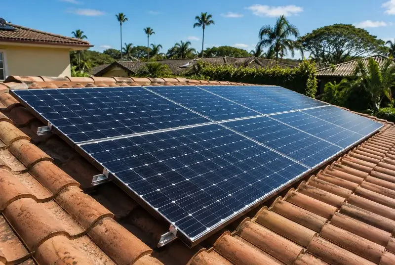 Installation de panneaux solaires à Beauvoisin